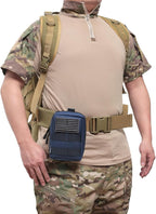 2 Pack Molle Pouches - Tactical Compact Water-Resistant EDC Pouch