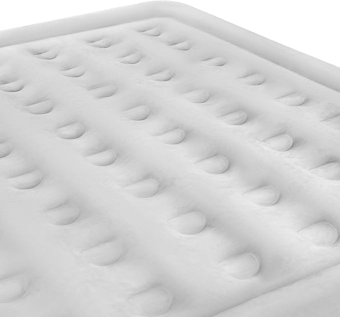 SoundAsleep Products Dream Series Luxury Air Mattress, ComfortCoil Technology, Built-in High Capacity Pump for Home, Camping- Double Height, Adjustable, Inflatable Blow Up, Portable - King Size