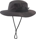 Home Prefer UPF50+ Mens Sun Hat Wide Brim Fishing Hat for Men UV Protection Womens Beach Bucket Hat for Golf Hiking Gardening