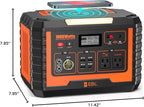 EBL Portable Power Station 1000W, 999Wh Solar Generator 2000W Peak, AC/Wireless Charging/60W USB-C Output, Lithium Battery for Emergency, Home Backup, Camping, RV, Off-Grid Living