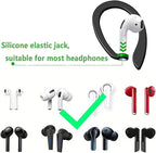 Magnetic Anti-Lost Straps Compatible with AirPods 1st to 4th Generation and AirPods Pro 1st to 4th Generation, with 2 Additional Pairs of Ear Hooks (Green Pink)