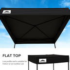 EAGLE PEAK Flex Compact 5x5 Pop-up Canopy Changing Room, Portable Privacy Dressing Room for Indoor Fashion Photoshoots, Camping, or Pool, Black