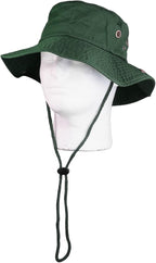 Wide Brim Hiking Fishing Safari Boonie Bucket Hats 100% Cotton UV Sun Protection for Men Women Outdoor Activities