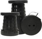 2025 Collapsible Stool Chair, Max 660lb Upgraded Folding Stool, Lightweight, Sturdy, Adjustable, Portable, Foldable Seat Stools for Outdoor Camping Fishing Hiking BBQ