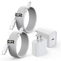 [Apple MFi Certified]10FT Fast iPhone Charger,Extra Long Apple Charger Fast Charging 2Pack USB C Charger Block Plug + 10Foot Lightning Cable Cord for iPhone 14/Pro/Pro Max/Plus/13/12/11/XS/XR/X/SE2022