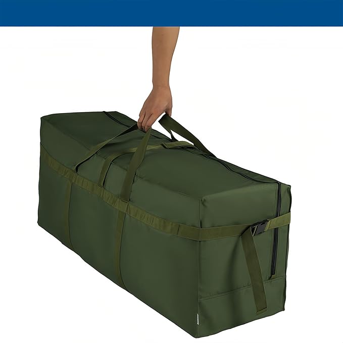 Large Duffel Bag, Waterproof Carry on Weekend Overnight Storage Bag over Luggage for Airline, Travel, Camping, Moving