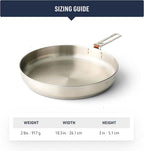 Sea to Summit Detour 10-Inch Stainless Steel Camping Pan