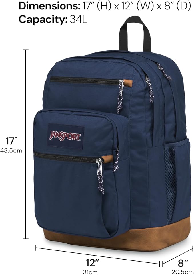 JanSport Cool Backpack with 15-inch Laptop Sleeve, Large Computer Bag Rucksack with 2 Compartments, Ergonomic Straps, Lavender Ash