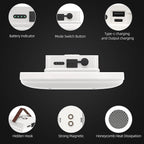 Tent Light Rechargeable Hanging Flashlight Ultra Bright Led Camping Lantern with Waterproof Portable Tent Lamp for Camping Emergency Usage(Infinite Dimming)