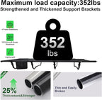 Camping Cot, Ultralight Folding Backpacking Cot, Max Supports 352lbs, Portable Camping cots for Adults, Camping Bed for Camping, Outdoor Travel, Hiking, Home, Mountaineering (Black)