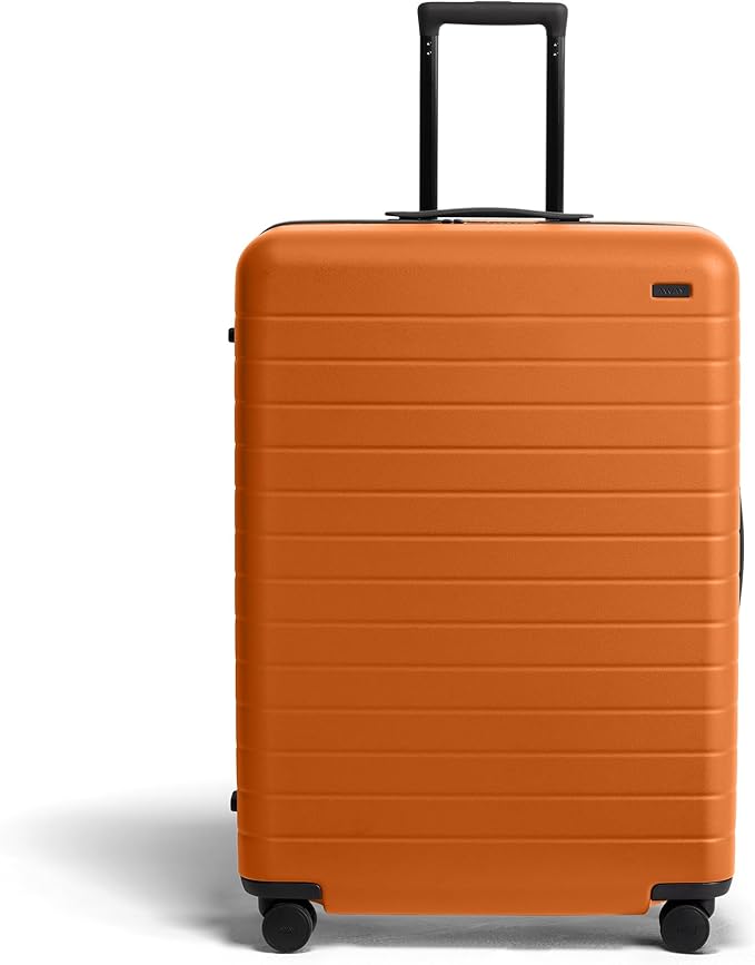 Away Large Checked Luggage, 29 Inch Hardside Suitcase with Spinner Wheels, Lightweight & Durable, TSA Lock, Sorbet Orange