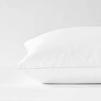 Saatva Down Alternative Pillow - Hypoallergenic Pillow with Plush & Airy Feel - Breathable Organic Cotton Cover - Lofty Microdenier Down Alternative - King (34"x16"), 1 Pack
