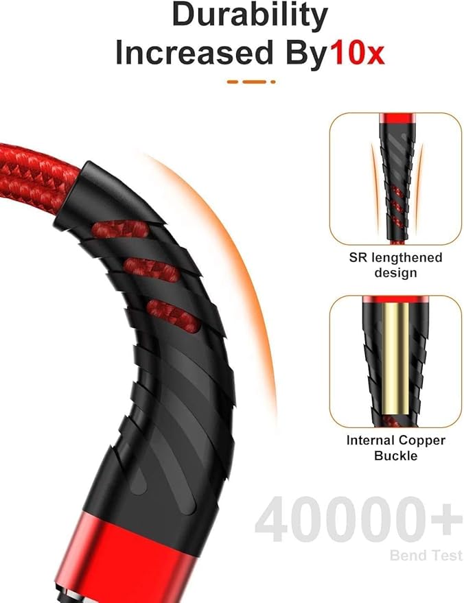 (2 Pack) Long iPhone Charger 10ft for [MFi Certified],CyvenSmart 10 Foot Lightning Cable Fast Charging Cord 10 Feet for iPhone 12/12 Pro/11/11 Pro/11 Pro Max/XS/XS Max/XR/X/8/8 Plus/7/7 Plus/6 Plus