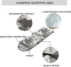 Sleeping Bags for Adults and Kids Backpacking Camping Sleeping Bags for Girls and Boys Lightweight Waterproof Cold/Warm Sleeping Bag for All Season