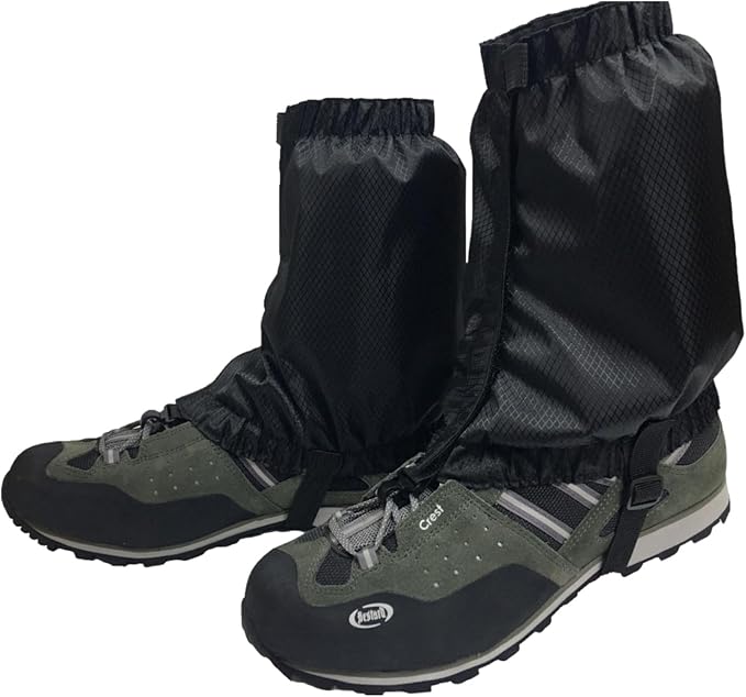 Waterproof Gaiters,Hiking Gaiters,Lightweight Adjustable Leg Gaiters for Men Women,Available in All Seasons,Hiking,Skiing,Mountain Climbing,etc.