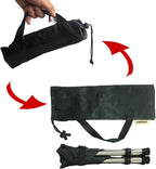 LIBOSULV Folding Camping Stool, Retractable Camping Chair, Super Compact, for Travel, Hiking, Gathering, Barbecue, with Carry Bag, Storage Size 11.61"x2.56"x2.56"