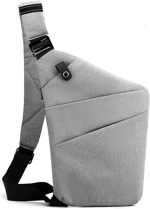 Anti Theft Travel Bag, One Shoulder Large Capacity Cross-body Bag Chest Fashion Lightweight Sling Bags for Travel Sports