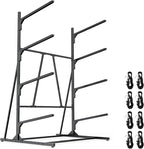 Kayak Rack for Outdoor Storage, Kayak Storage Rack, Adjustable Freestanding Kayak Rack Stand Holder for Paddleboard Surfboard for Indoor, Outdoor