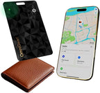 2025 New Wallet Tracker Card for Apple Find My (iOS Only) [Apple MFi Certified] 0.07 inch Super Slim 1 Year Battery Bluetooth Smart Finder GPS Item Locator for iPhone iPad