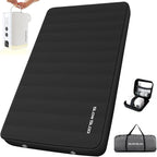 Self-Inflating Sleeping Pad with Portable Electric Air Pump, 4in Thick Memory Foam Camping Mattress for Tent Cot & Car Travel, Fast Inflate & Deflate Camping Pad