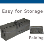 Large Duffel Bag, Waterproof Carry on Weekend Overnight Storage Bag over Luggage for Airline, Travel, Camping, Moving