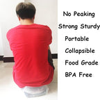 SUPANT Collapsible Emergency Water Jug Container Bag, Freezable, BPA Free Plastic Water Carrier Tank, Outdoor Folding Water Bag for Sport Camping Riding Mountaineer Backoacking, Food Grade