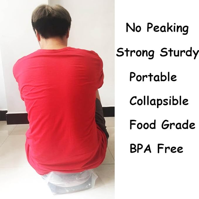 SUPANT Collapsible Emergency Water Jug Container Bag, Freezable, BPA Free Plastic Water Carrier Tank, Outdoor Folding Water Bag for Sport Camping Riding Mountaineer Backoacking, Food Grade