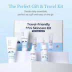 ROUND LAB 1025 Dokdo Hydrating Mini Size Kit (Cleanser, Toner, Ampule, Cream), Deep Hydration for Dry Skin, Daily Skin Care Routine Trial Kit for Moisture Care, Travel Size Gift Set, Korean Skin Care