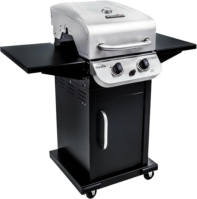 Char-Broil Performance Series Convective 2-Burner Cabinet Propane Gas Stainless Steel Grill - 463673519P1