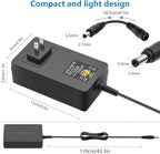 SHNITPWR 48W Universal Power Supply 9V 12V 15V 17V 19V 20V 24V Adjustable Variable AC/DC Adapter with 5.5x2.5mm Tip 100V-240V AC to DC Converter 9V~24V 0.8A 0.5A 1A 1.2A 1.5A 1.8A 2A Max with 14 Tips