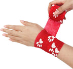 RISEN Cohesive Bandage 2” x 5 Yards, 6 Rolls, Self Adherent Wrap Medical Tape, Adhesive Flexible Breathable First Aid Gauze Ideal for Stretch Athletic