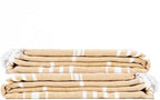 Cotton Turkish Beach Towel with Towels Oversized 36"x72" Pool Absorbent Extra Large Quick Dry Sand Travel Towel (Desert Sand, 2 Pack)