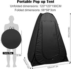 Pop Up Tent Upgrade Privacy Shower Tent Portable Outdoor Sun Shelter for Toilet Camping Biking Beach with Carry Bag