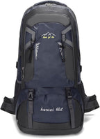 60L Hiking Backpack,Camping Backpack Lightweight Travel Daypack Waterproof Backpacking Bag for Men Women (Navy)