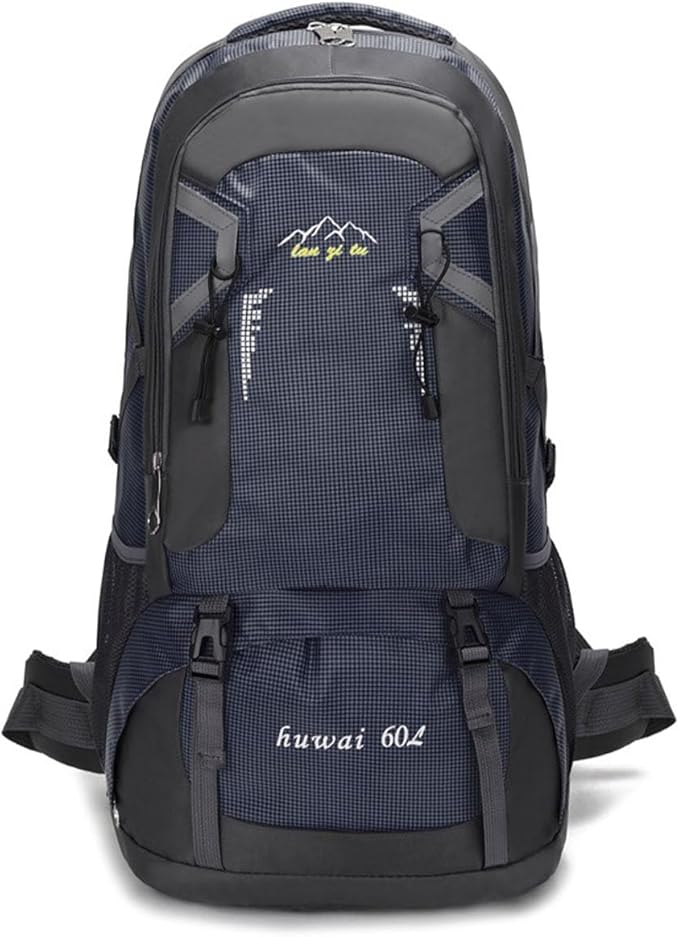 60L Hiking Backpack,Camping Backpack Lightweight Travel Daypack Waterproof Backpacking Bag for Men Women (Navy)