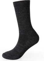 EnerWear 4 Pack Women's Merino Wool Outdoor Hiking Trail Crew Sock