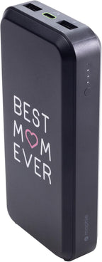 Mophie powerstation prime20 - Ultra-Compact Portable Power Bank with 20,000mAh Internal Battery, 18W USB-C PD Fast Charging, 3-Device Simultaneous Charging, Best Mom