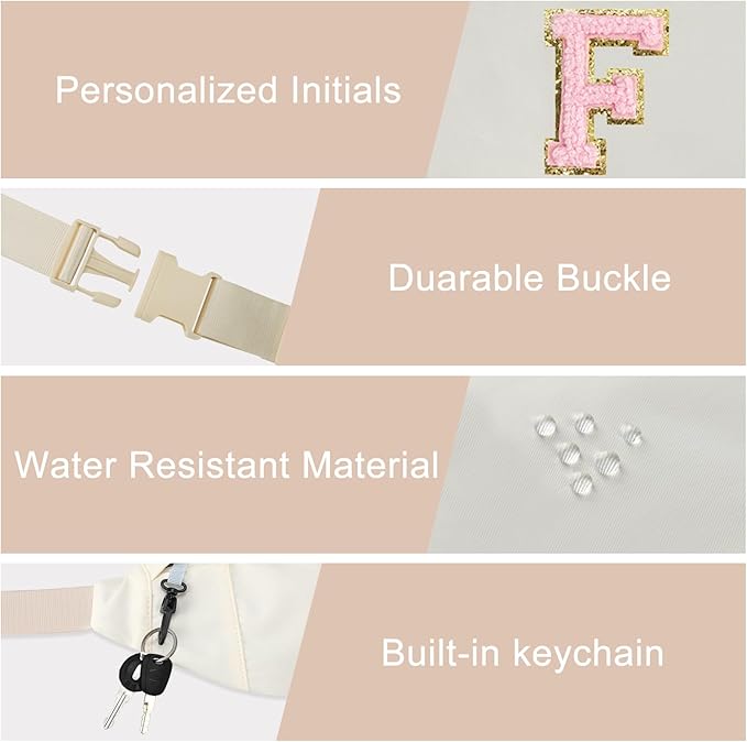 MAXTOP Large Crossbody Fanny Pack with 4-Zipper Pockets,Gifts for Enjoy Sports Festival Workout Traveling Running Casual Hands-Free Wallets Waist Pack Phone Bag Carrying All Phones