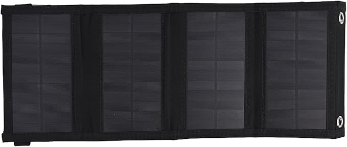 10W Foldable Solar Panel Charger Sustainable Mobile Device Power Bank for Outdoor Use with USB Output