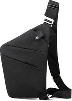 Anti Theft Travel Bag, One Shoulder Large Capacity Cross-body Bag Chest Fashion Lightweight Sling Bags for Travel Sports