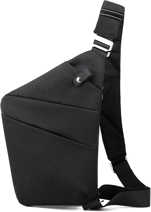 Anti Theft Travel Bag, One Shoulder Large Capacity Cross-body Bag Chest Fashion Lightweight Sling Bags for Travel Sports