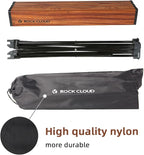 ROCK CLOUD Portable Camping Table Ultralight Aluminum Folding Beach Table Camp for Camping Hiking Backpacking Outdoor Picnic, Small