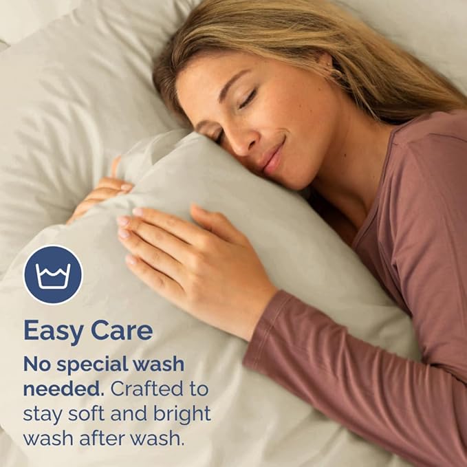 Long Pillowcases - Body Pillow Cover - Long Pillow Insert for Sleeping, Side Sleepers - Soft & Breathable Body Pillow Case with Envelope Enclosure - Comfy, Cozy & Machine Washable - 20" x 54" (Wheat)