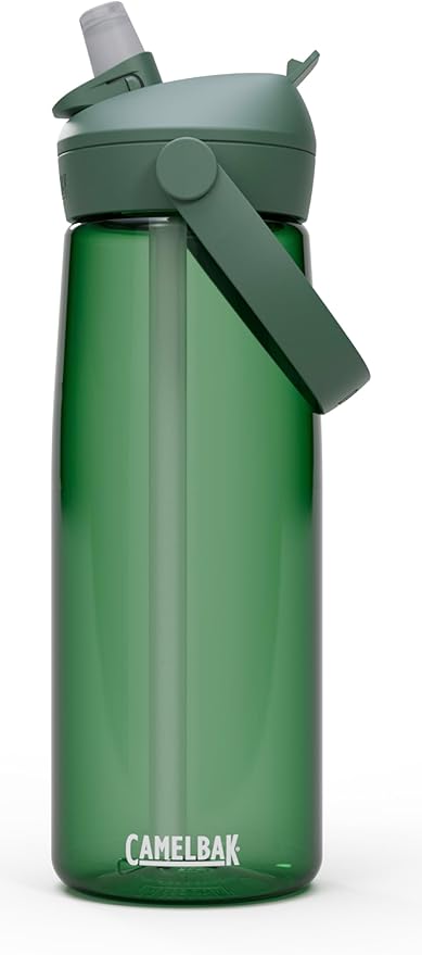 CamelBak Thrive Flip Straw Tritan Renew Water Bottle Forest Green, 25oz