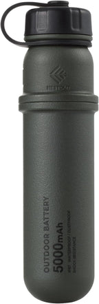 NESTOUT Rugged Power Bank, 5000mAh Outdoor Battery Pack, 15W USB C Fast Charging, Waterproof IP67, Durable Shockproof, Tactical Charger for Phone Military EDC Hiking Survival Camping (Olive Green)