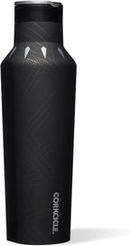 Corkcicle Sport Canteen - Keeps Beverages Cold 25 Hours - Triple Insulated Stainless Steel - Screw-On Lid - Reusable Bottle - Summer Drinkware Gift - Keeps Drinks Ice Cold - 20 oz - Black Panther