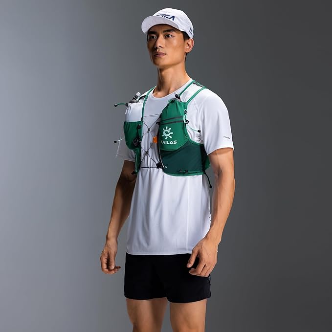 KAILAS FUGA AIR 8 Ⅳ Running Hydration Vest Hydration Pack Lightweight with Two TPU Water Bladders for Women Men Trail Cycling Hiking