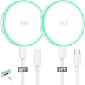 MagSafe Charger 2Pack 15W Magnetic Wireless Charger Fast Charging Pad with 6FT USB C to USB C Cable Compatible with iPhone 17/16/15/14/13/12 Series & AirPods 4/3/2/Pro | Strong Magnet Technology