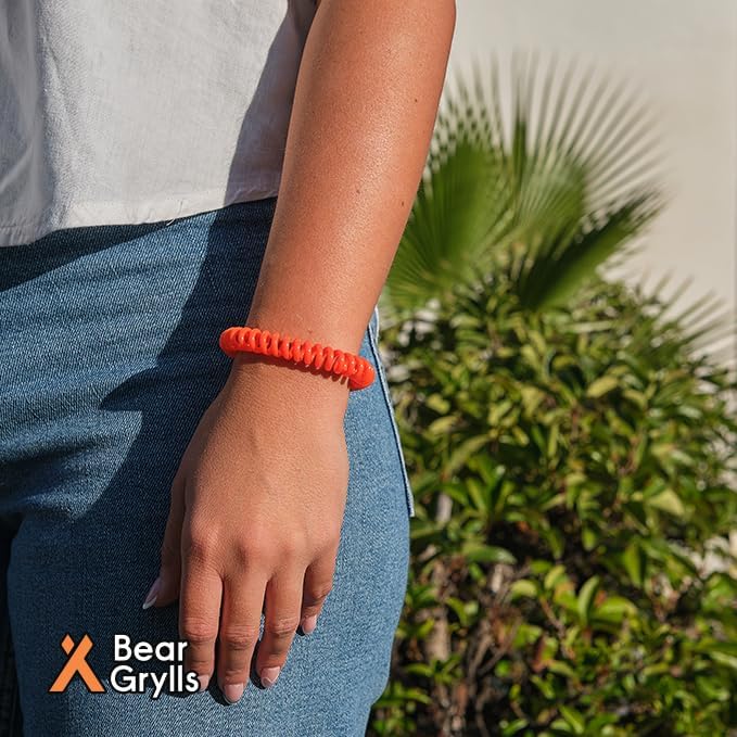 Mosquito Repellent Bracelets – Natural Essential Oils | Family Pack | Child‑Friendly | Non‑Toxic | Reusable Outdoor Wristbands | Individually Wrapped