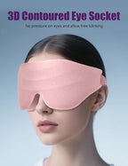 Sleep Eye Mask for Men Women, EVA BELLE Light Blocking Sleeping Mask for Side Sleeper, 3D Contoured Cup Night Blindfold, Lash Extensions 3D Sleeping Mask with Adjustable Strap for Travel, Night & Nap